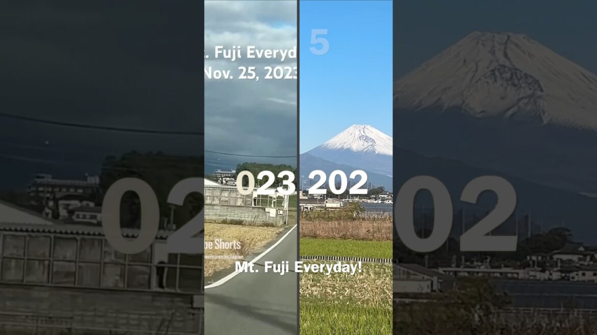Then & Now Fuji Nov. 25 #fuji #mountfuji Then & Now Fuji Nov. 25 #fuji #mountfuji