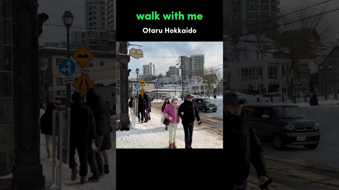 Walk With Me in Otaru Hokkaido | Japan Walking Tour