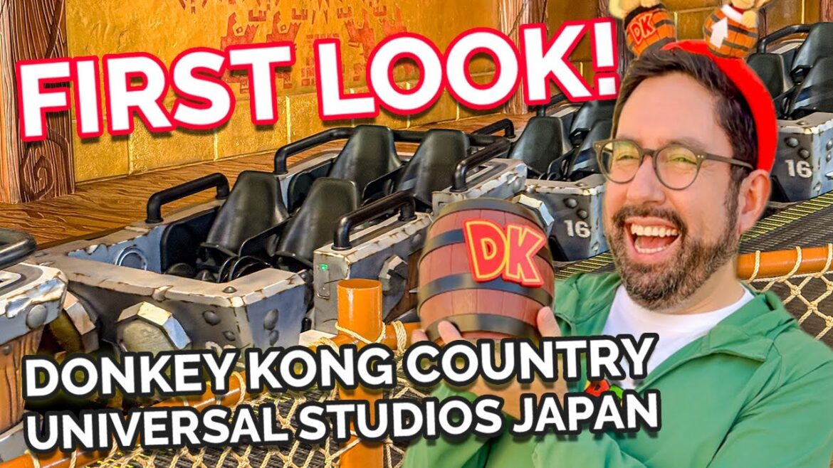 FIRST LOOK: Donkey Kong Country in Super Nintendo World at Universal Studios Japan! FIRST LOOK: Donkey Kong Country in Super Nintendo World at Universal Studios Japan!