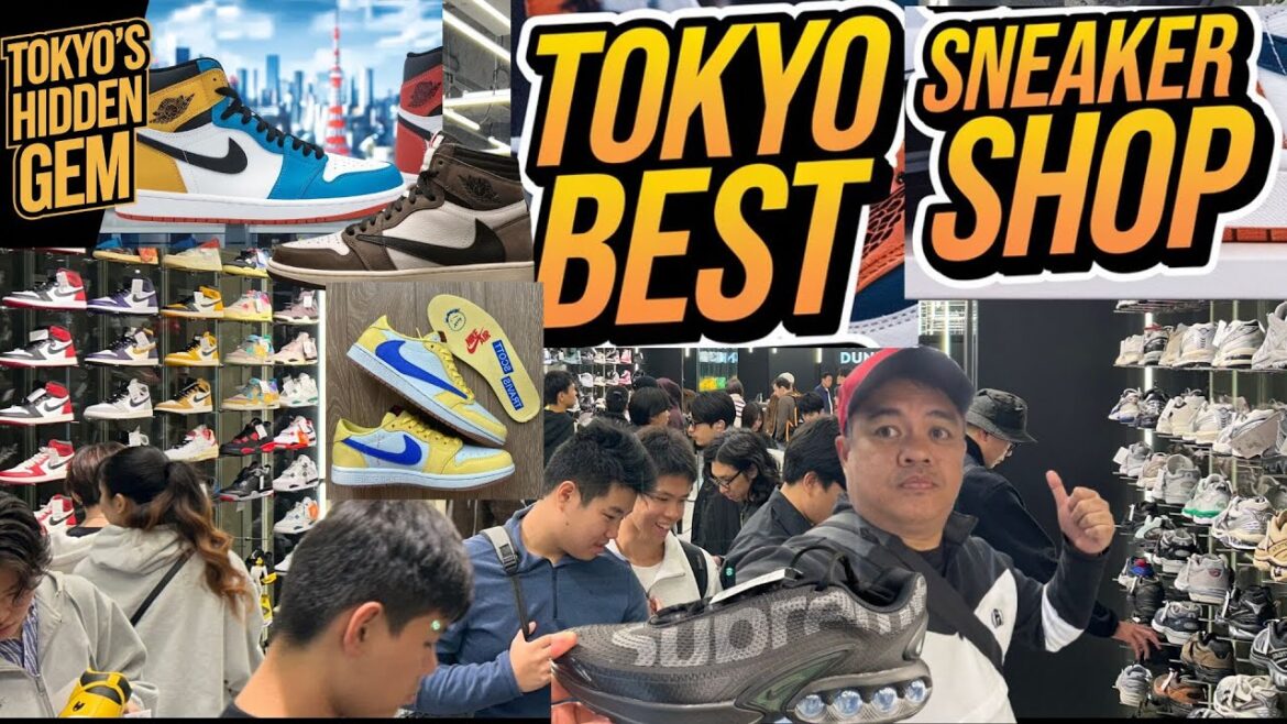 "Explore Tokyo's Wildest Sneaker Shop: Unbelievable Styles You Can't Miss!" 🇯🇵🏃‍♂️👟"