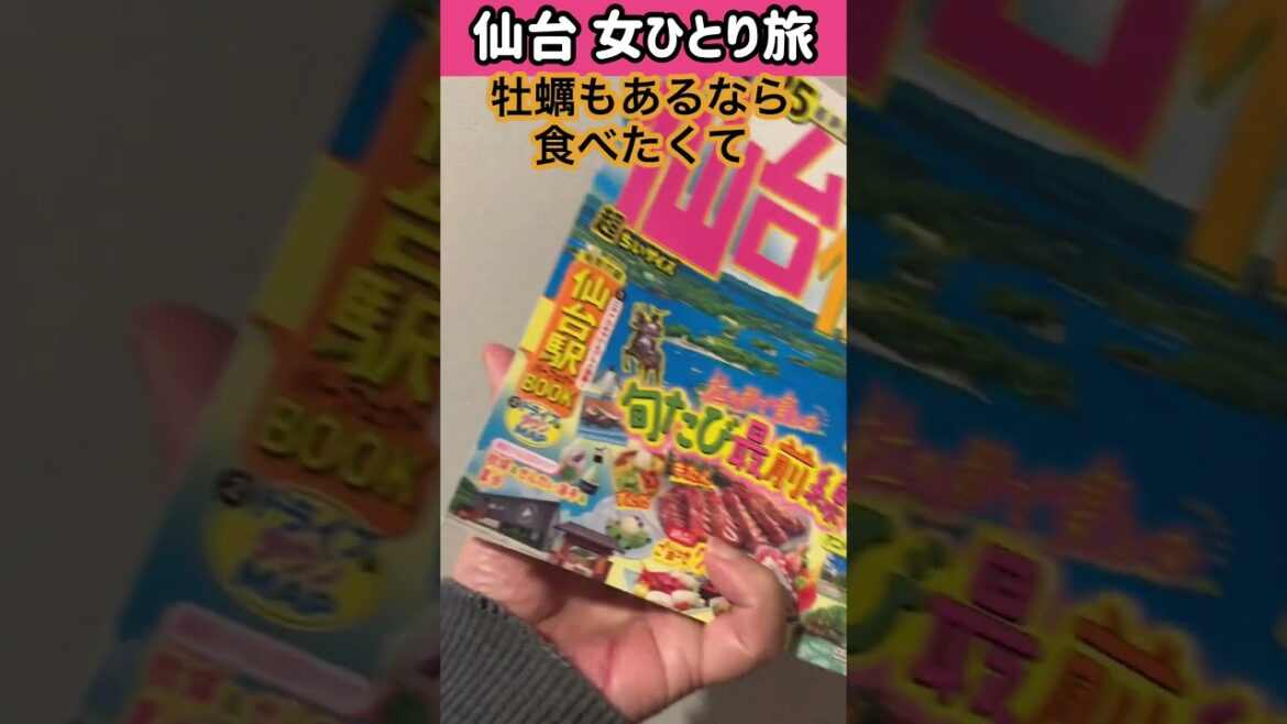 女ひとり旅60代で仙台旅行！オススメ旅のガイドブック
