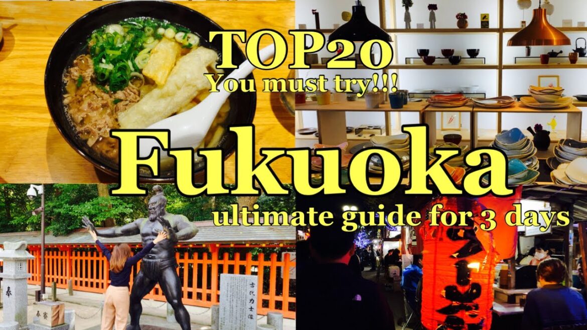 TOP20 Attractions MUST-TRY in FUKUOKA. TOP20 Attractions MUST-TRY in FUKUOKA.