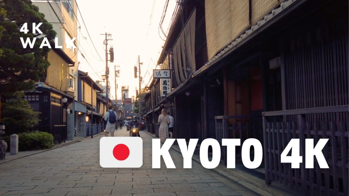 4K Kyoto Walking Tour | Evening Walk | Gion | Teramachi Shopping Street
