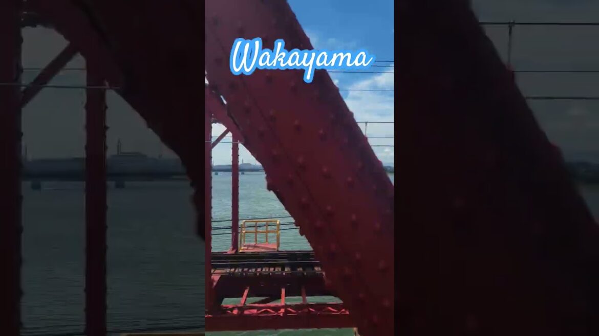 One of the beautiful bridges in Wakayama 와카야마에서 아름다운 다리 중 하나 Nankai Kinokawa RailwayBridge 南海本線紀ノ川橋梁