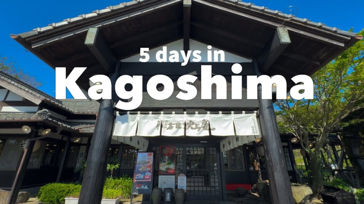[Vlog] Trip to Kagoshima, Japan: eating sushi, exploring nature, active volcano, convenience store
