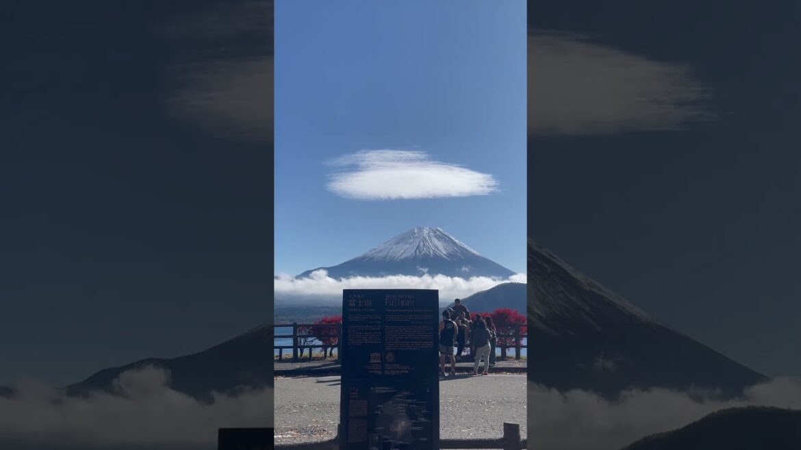 Mount Fuji View of Japan 🇧🇷in🇯🇵 2024📸🗻#shortsyoutube