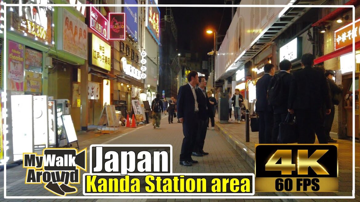 Kanda Station Streets – walking 4k video tour seeing shops, restaurants and people Kanda Station Streets - walking 4k video tour seeing shops, restaurants and people