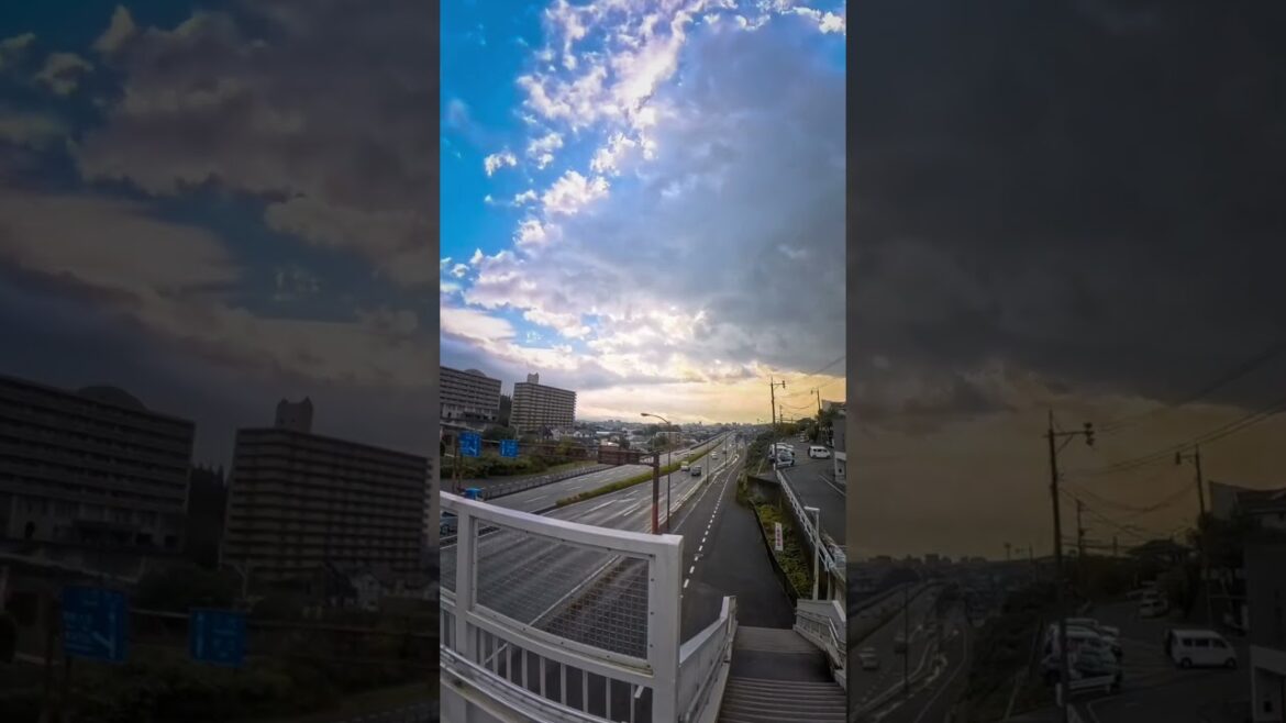 雨上がりの路面を走る車たちは、まるで生き生きとした音符のように、優雅に躍動し、それはそれは美しい光景です。 #熊本の風景 #travel #insta360 #japan
