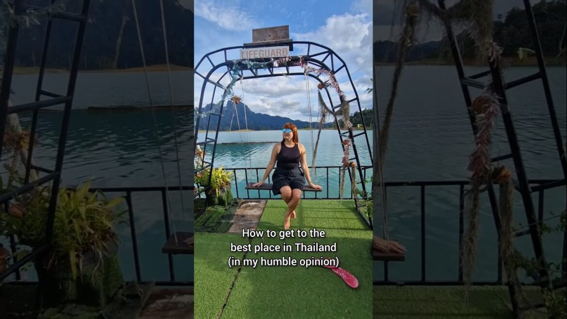 The most beautiful national park in Thailand - Khao Sok