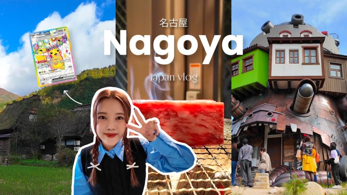NAGOYA VLOG ❤️🍡 Ghibli Park, Wagyu Beef, Pokemon Cards and Shirakawa-go