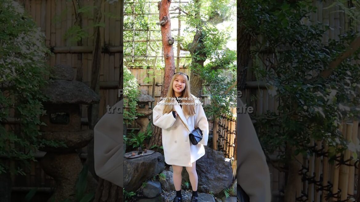 Hidden traditional cafe in Tokyo 🍵 #japantravel #tokyo
