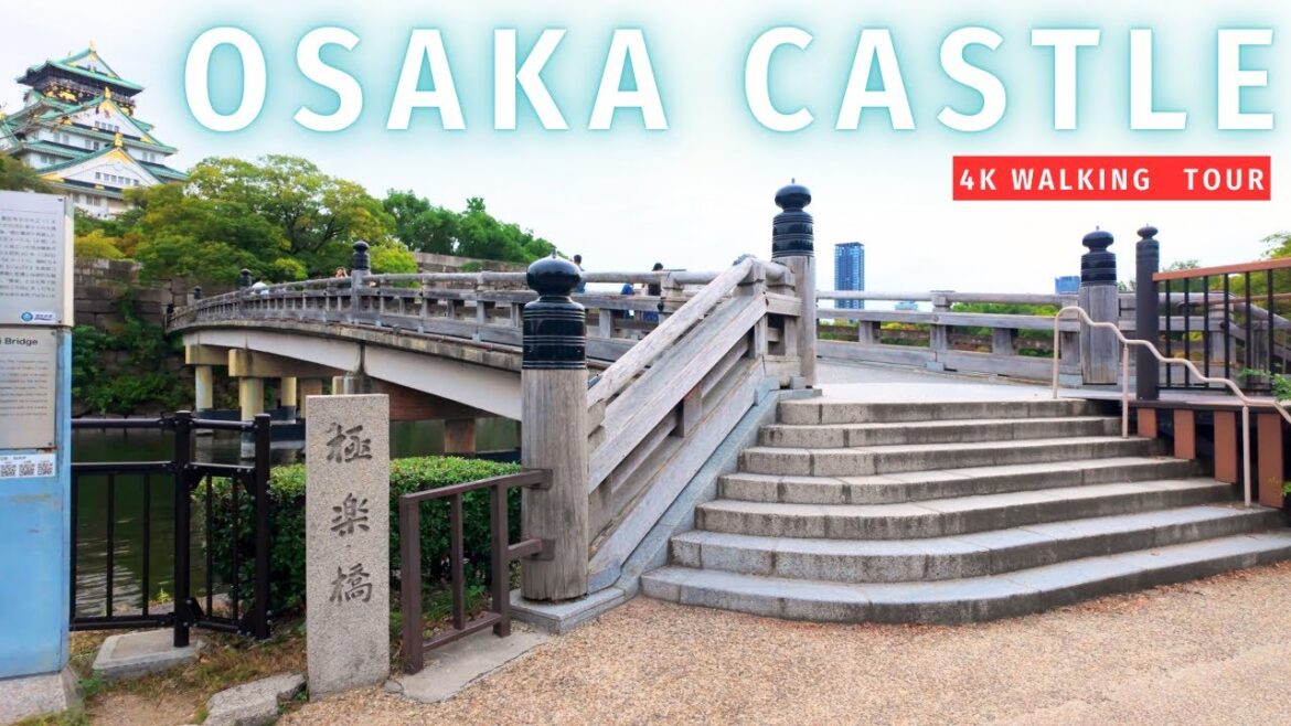 OSAKA CASTLE (大阪城) in OSAKA ,JAPAN 4K Walking Tour 【4K HDR /24fps】