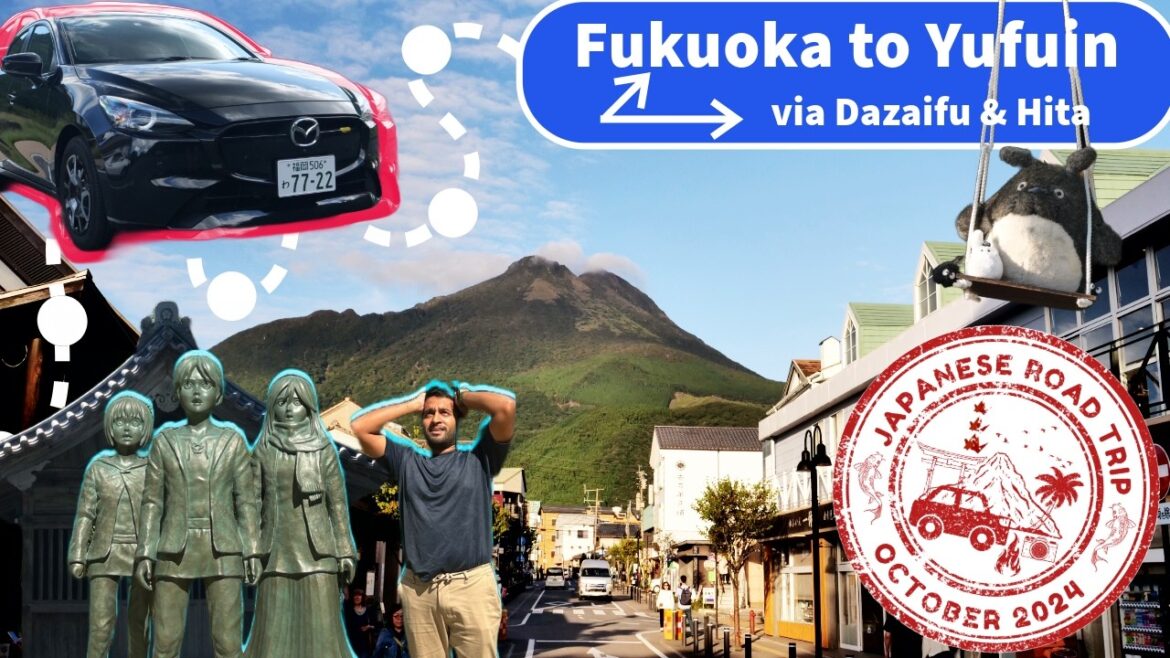 Japanese Roadtrip | Fukuoka to Yufuin (PLUS Attack on Titan Statues in Hita & Dazaifu!) | DAY 1 Japanese Roadtrip | Fukuoka to Yufuin (PLUS Attack on Titan Statues in Hita & Dazaifu!) | DAY 1