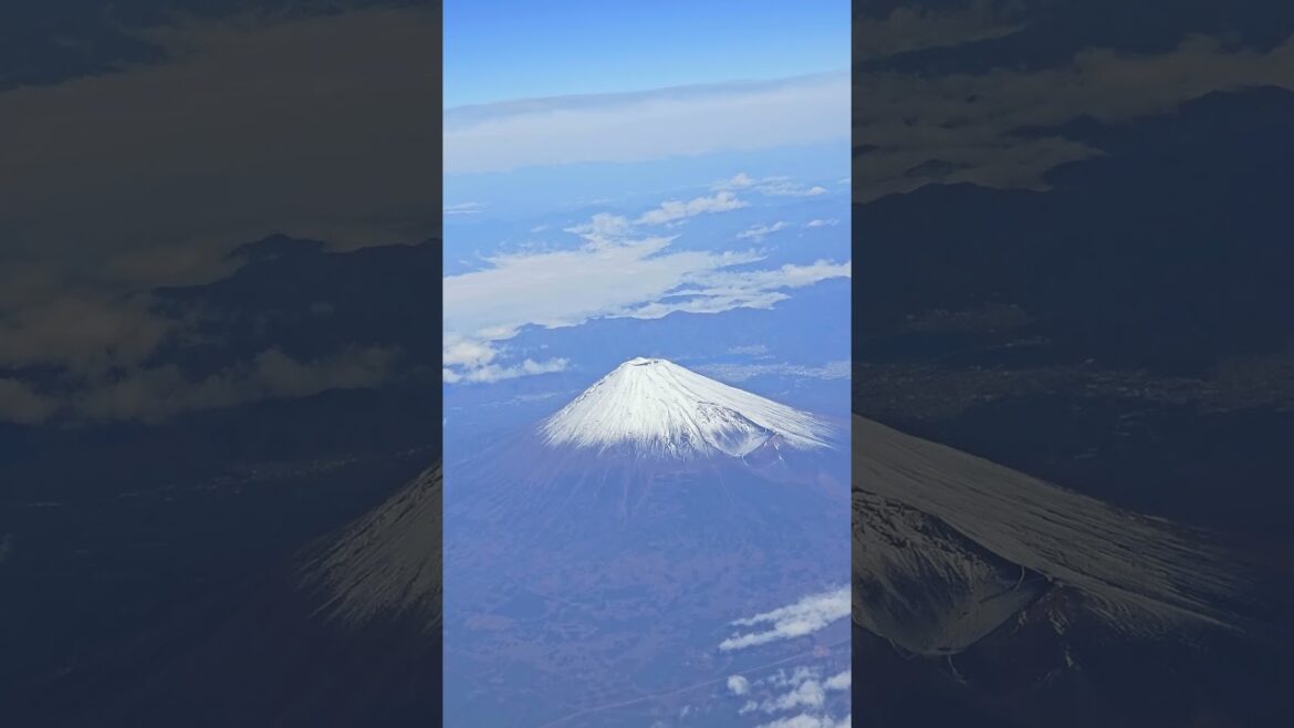 Bird eye view of Mt. Fuji (2024.11.27) .