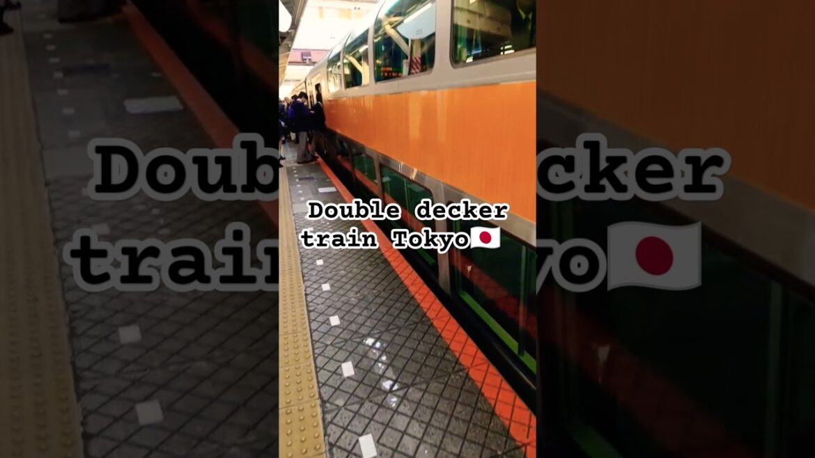 Double Decker Train JR Tokyo 🇯🇵 #jasexplorer #travel #japan