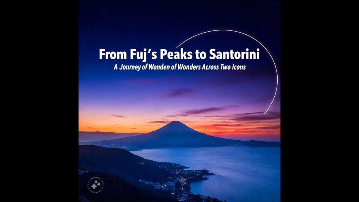 From Fuji’s Peaks to Santorini’s Shores: A Journey of Wonders Across Two Icons