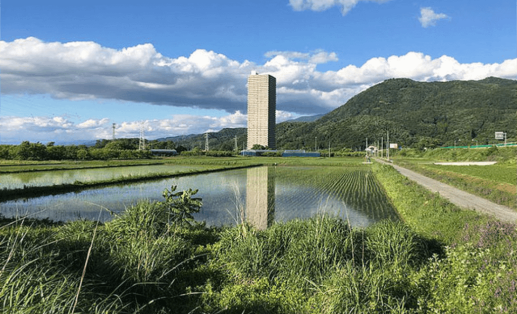 Sky Tower 41 - the tallest building in Yamagata prefecture is found in a small rural community
