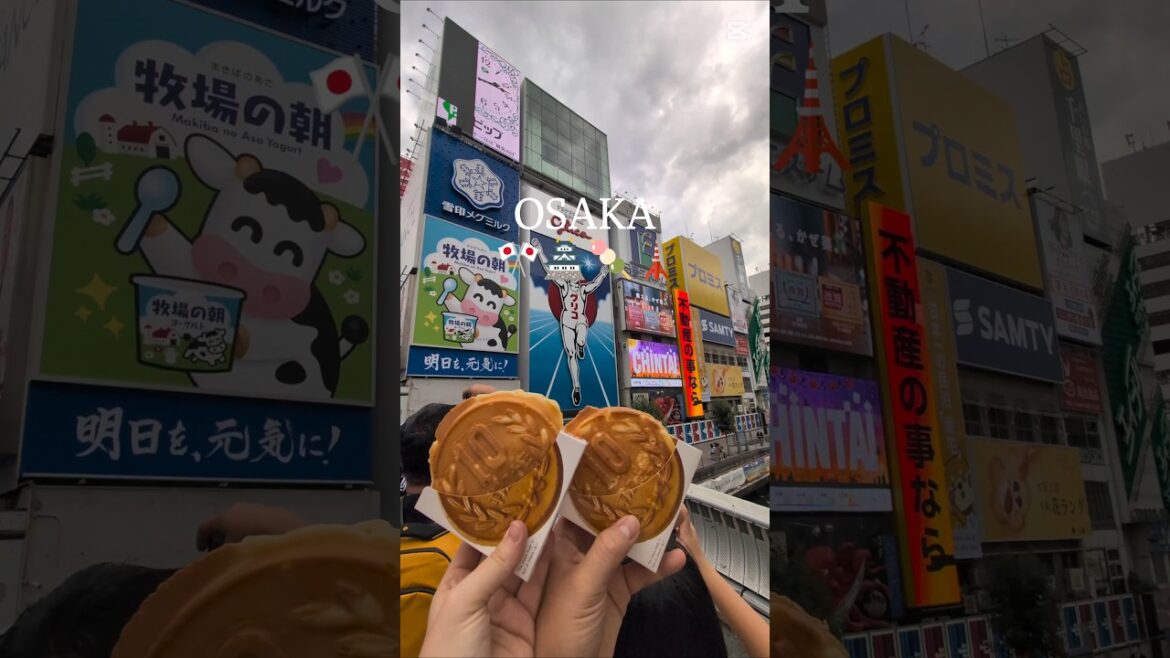 ⛩️➡️🏯 Von der alten Kaiserstadt Kyoto geht's jetzt weiter ins vibrierende Osaka! 🍜 🇯🇵 #Osaka #Japan