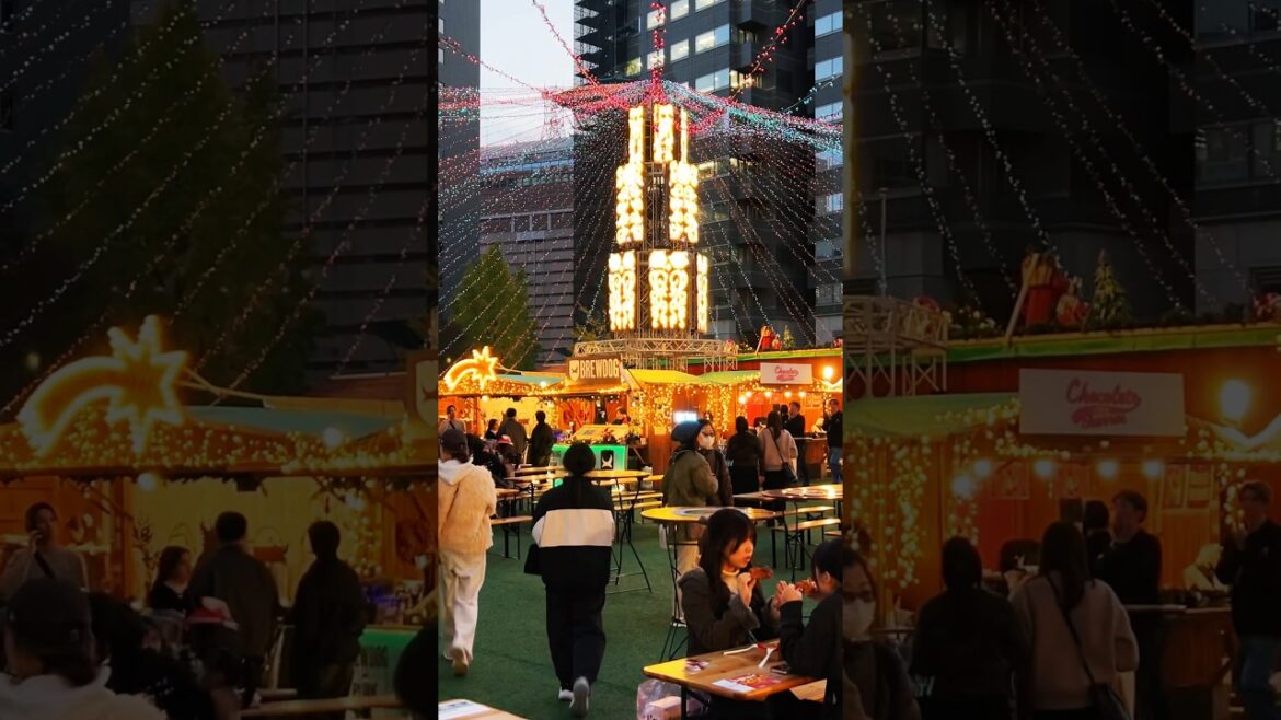 Chritsmas in Fukuoka Japan #japan #christmas #travel #shorts #ivent