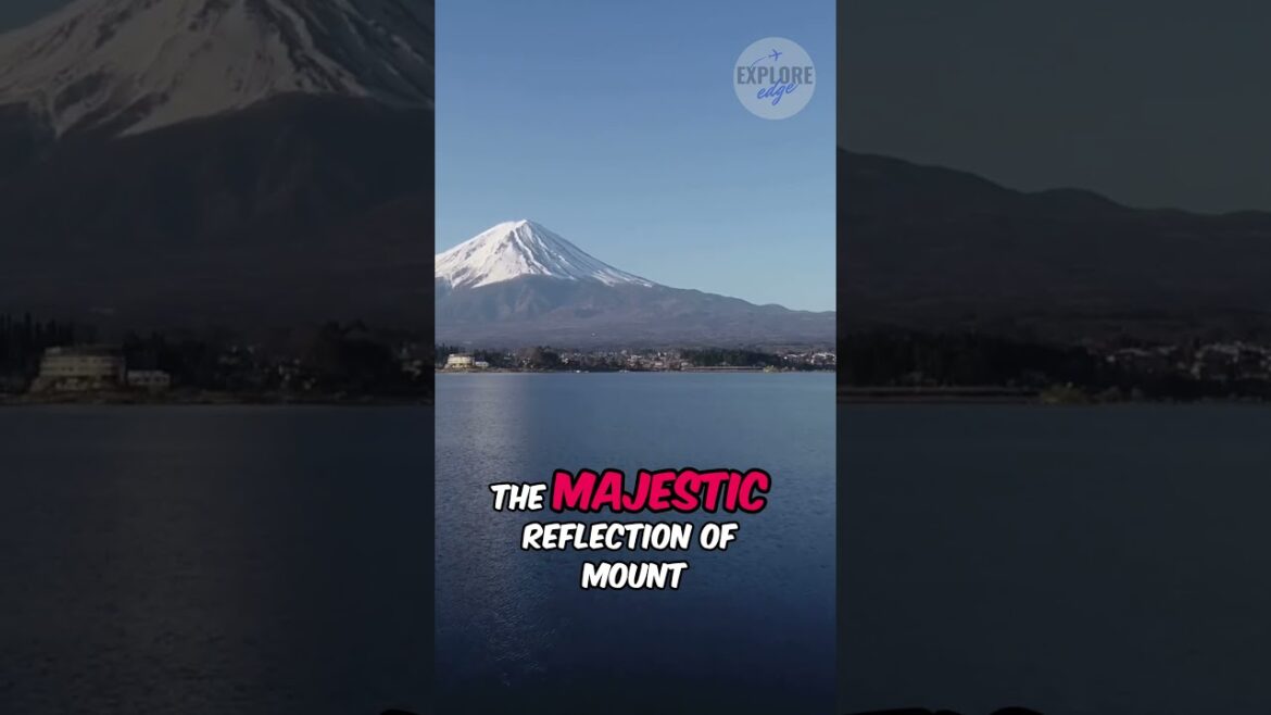 Lake Kawaguchi, Japan – Japan’s Mirror of Mount Fuji 🗻#travelvlog #explore #travel #ytshorts #shorts