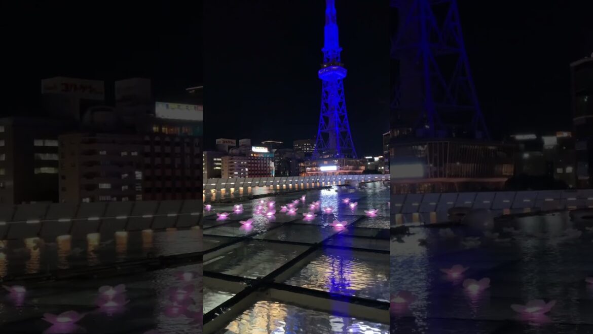 オアシス21でウインターイルミネーションがはじまりました✨️【名古屋栄】 #shorts