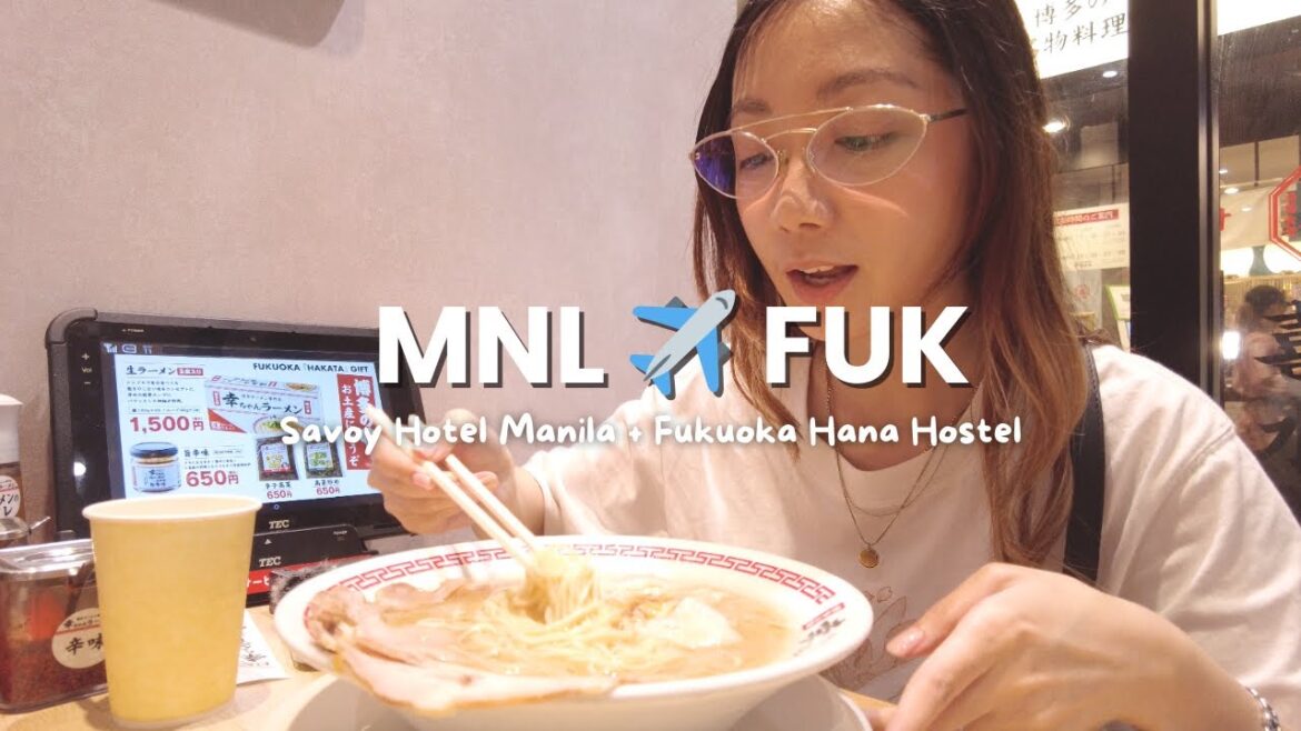 MNL ✈ FUK Vlog: Day 0 – Savoy Hotel Manila + Fukuoka Hana Hostel MNL ✈ FUK Vlog: Day 0 - Savoy Hotel Manila + Fukuoka Hana Hostel