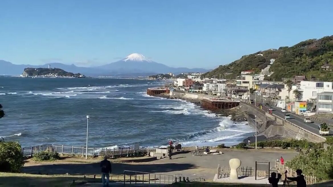 Beautiful Mt. Fuji in Kamakura