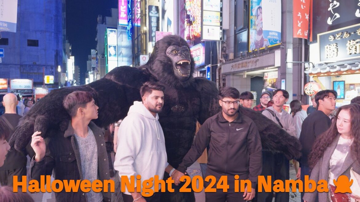 Spooky Namba Halloween 2024 Caught on iPhone 16 Pro!