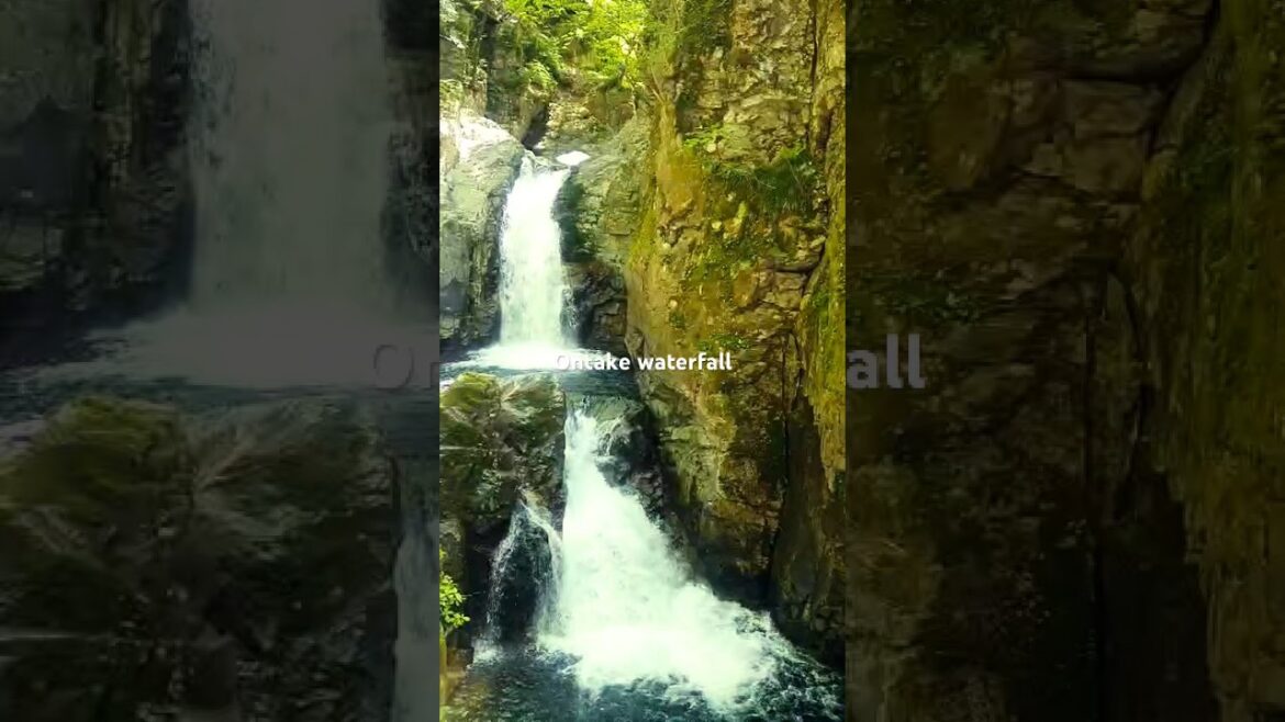 Ontake waterfall in Gifu prefecture, Japan  worths visiting, if you travel or live around. 🇯🇵🌏