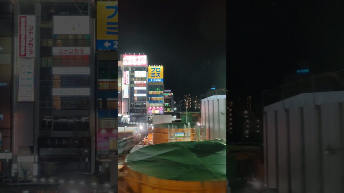 Taking the train at night in Japan. 🇯🇵 #travel #pov #japan