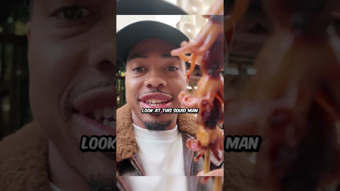 Trying WILD Street food in Tsukiji Japan! #japan #food #streetfood