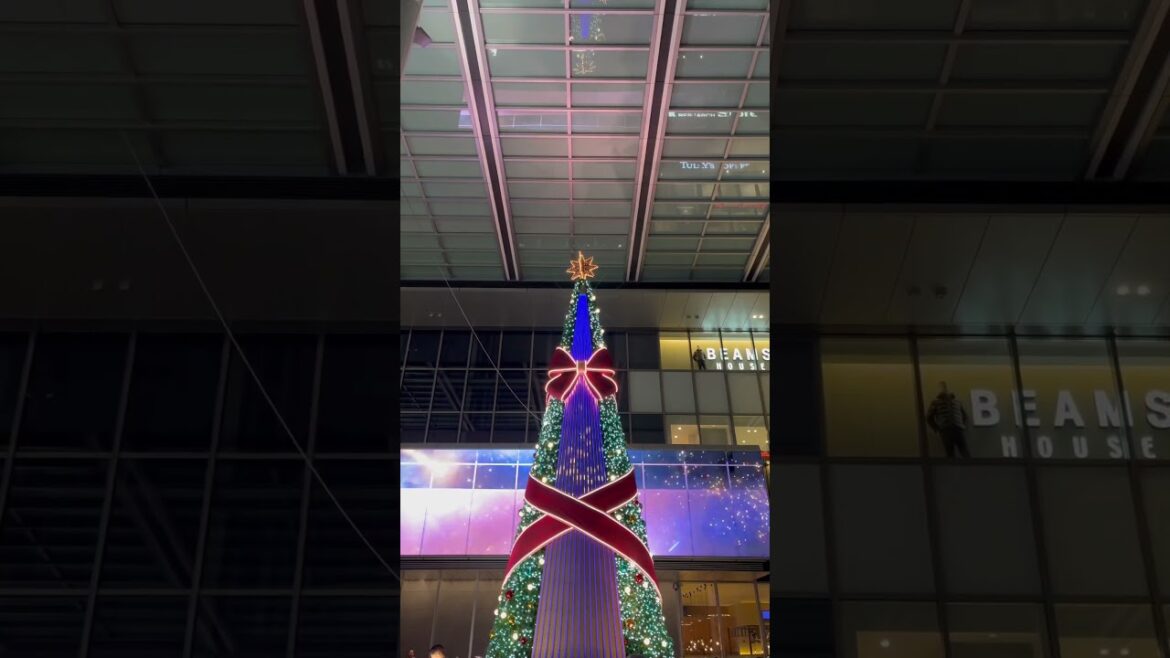 Ready for #christmasseason 🎄 at #nagoya station #christmastree