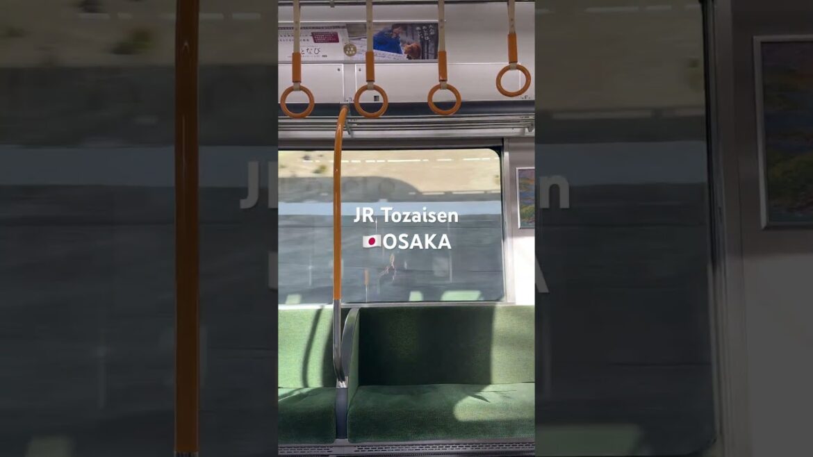 Train to the Fujisaka station #osaka #osakajapan #japan #travel #jr西日本