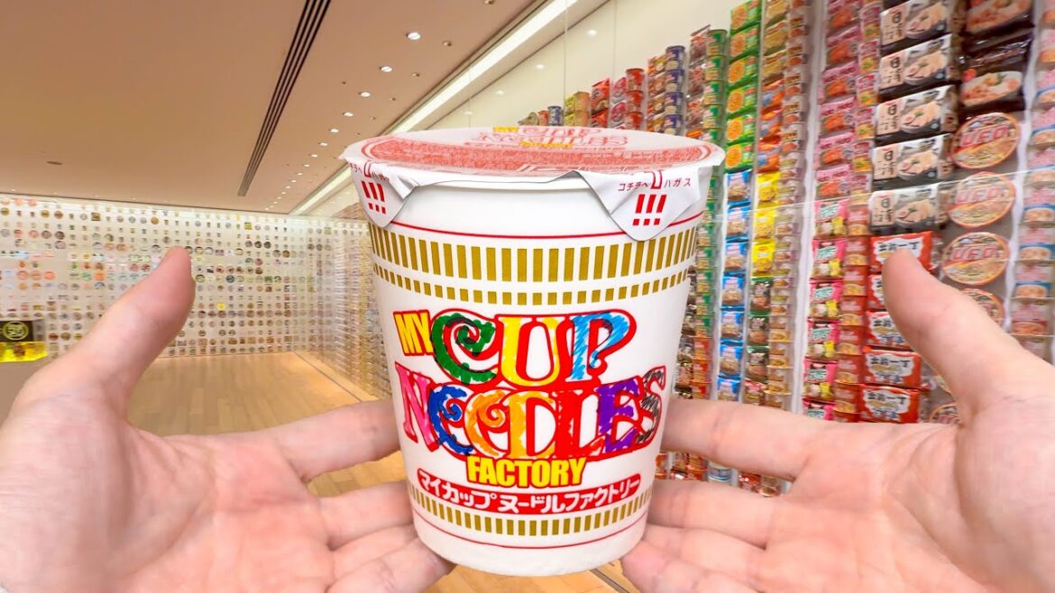 Making Custom Cup Noodles at CUPNOODLES Factory 🍜