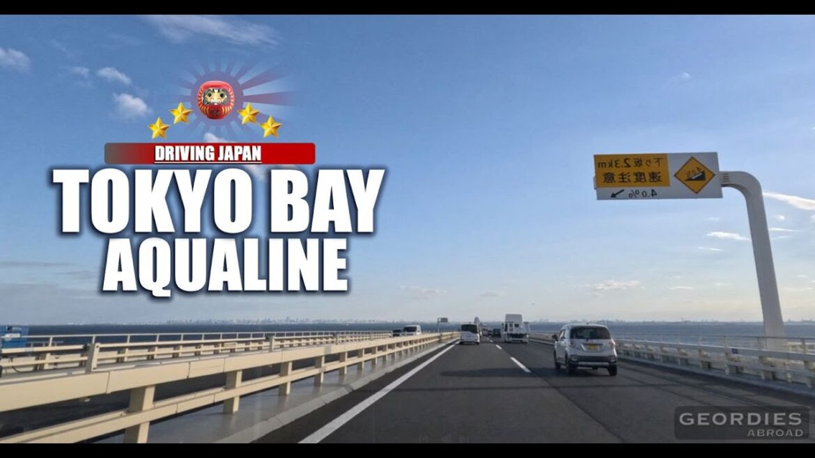 Driving in Japan | Tokyo Bay Aqualine | Chiba to Tokyo