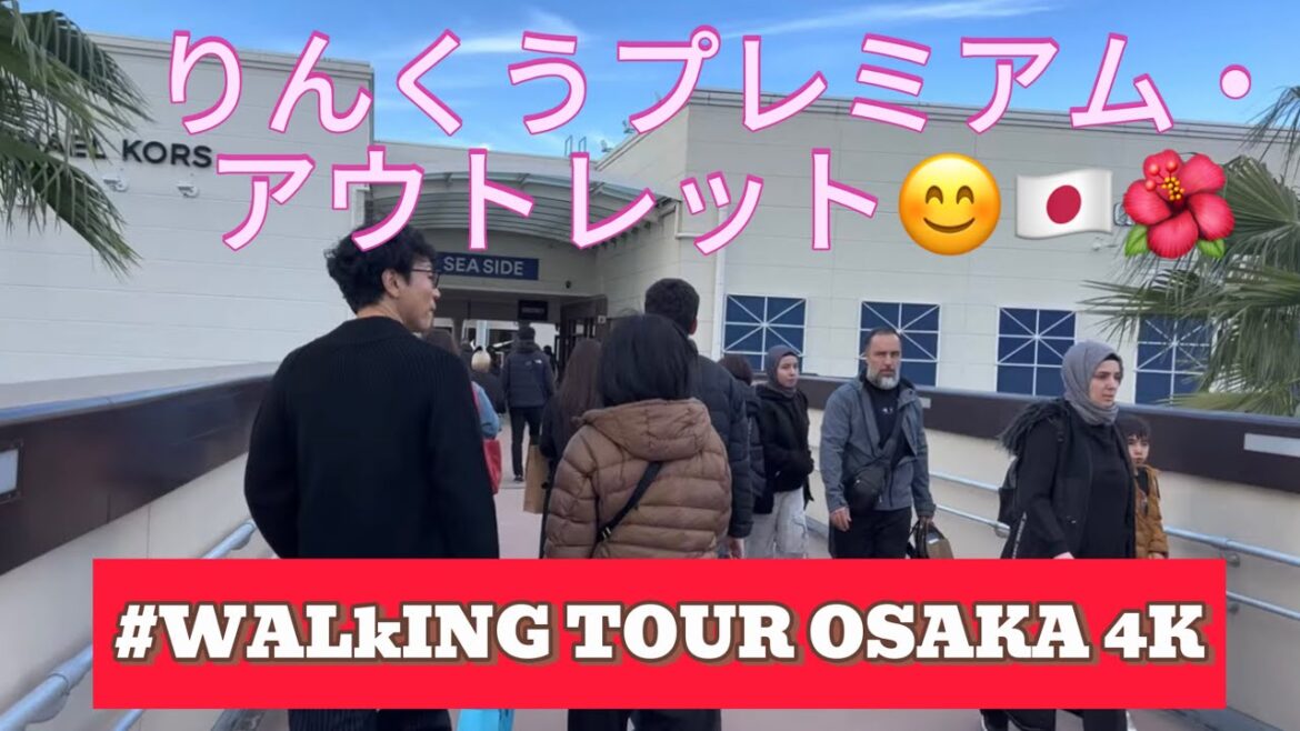 “Walking Tour: Rinku Premium Outlet Osaka | 4K | Seaside Shopping Paradise”