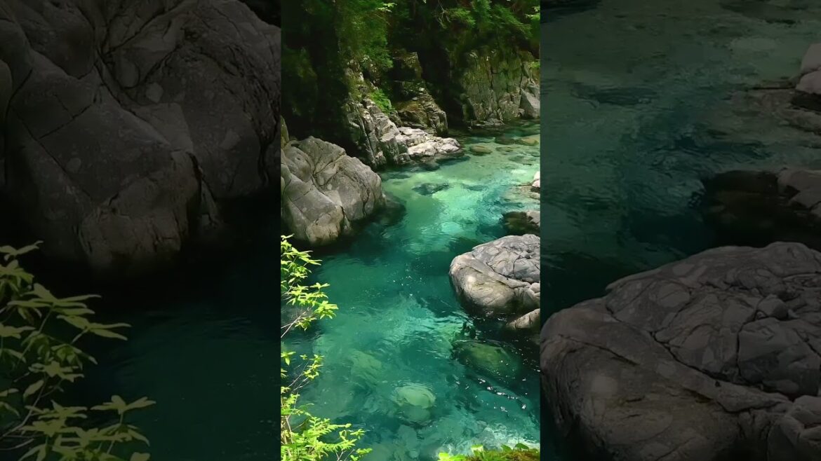 阿寺渓谷 長野県大桑村 #癒しの自然風景＃ #癒し＃ #癒しスポット＃ #自然＃絶景＃美景