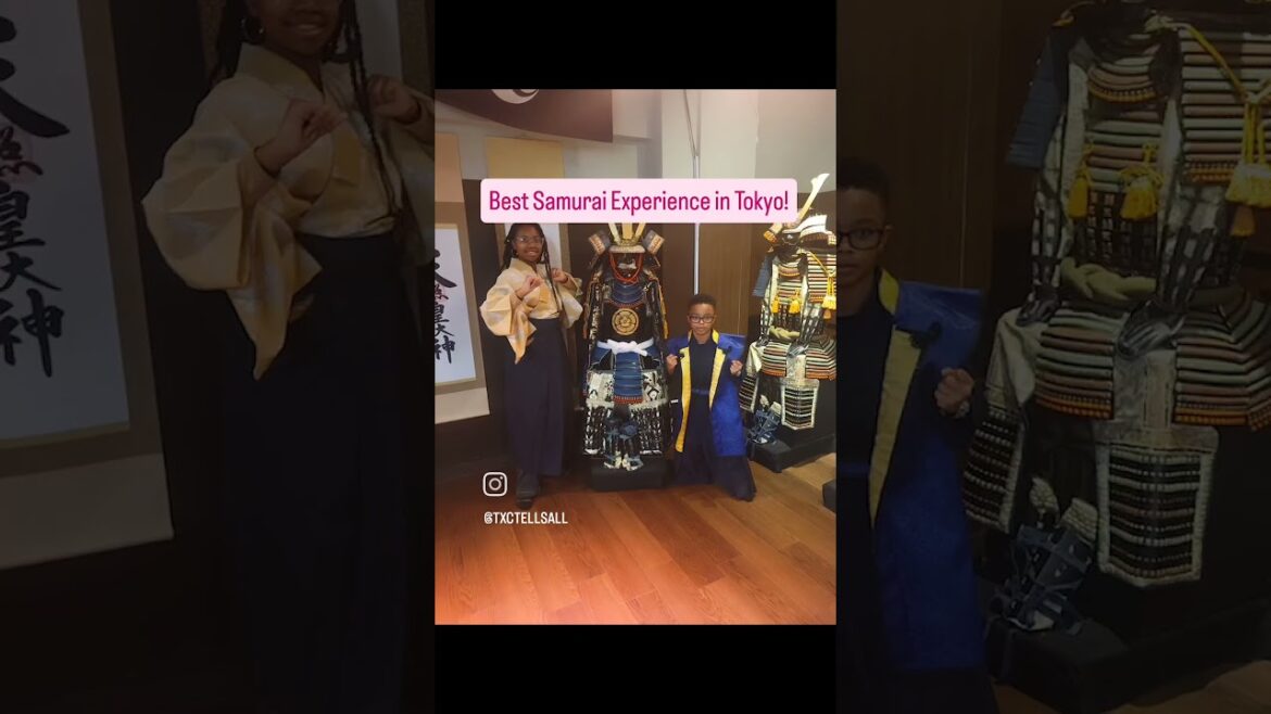 2024 Best Tokyo Samurai Experience #shorts  #tokyo #travel 2024 Best Tokyo Samurai Experience #shorts  #tokyo #travel
