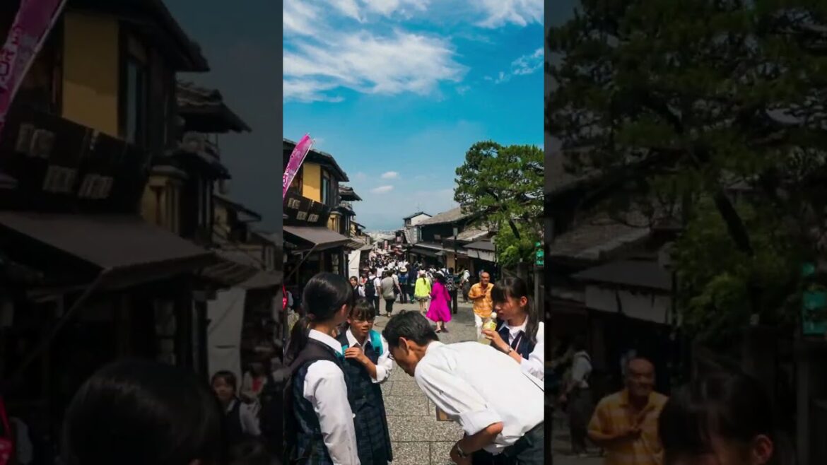 Discover Kyoto's Heritage 25 Seconds on Matsubara dori from Kiyomizu dera #kiyomizudera #kyoto