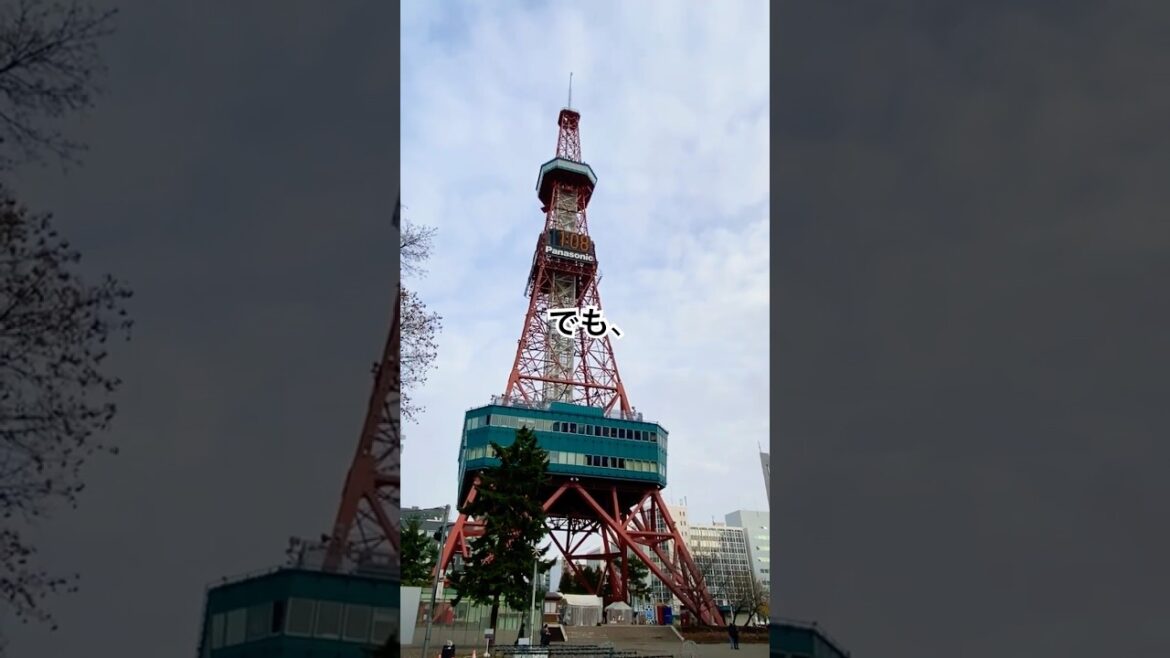 縮んでいた 札幌テレビ塔 #shorts #北海道 #札幌テレビ塔