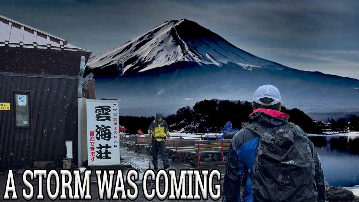 Mount Fuji During A Typhoon