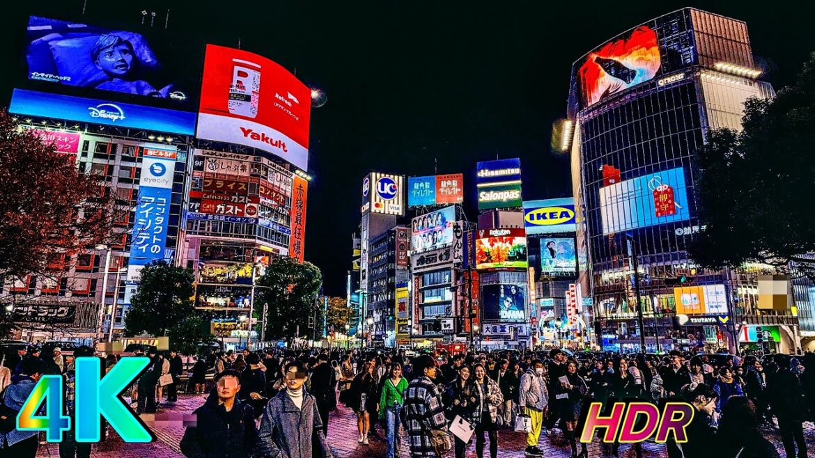 Shibuya Tokyo Night Walk | Gaiemmae to Shibuya Late Night Tour • Japan 4K HDR Shibuya Tokyo Night Walk | Gaiemmae to Shibuya Late Night Tour • Japan 4K HDR