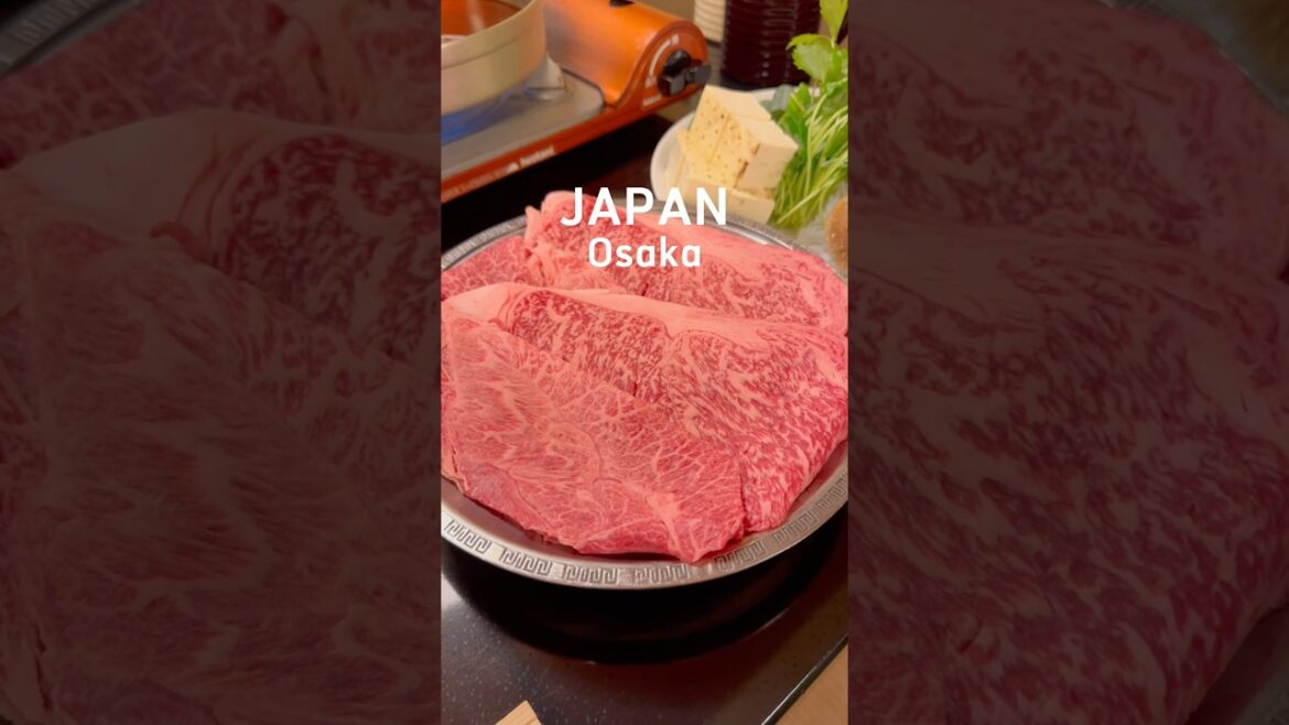 大阪百年老店和牛壽喜燒｜Wagyu Sukiyaki in Osaka｜Japanese food