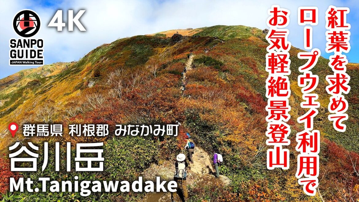【谷川岳】紅葉シーズン到来!ロープウェイ利用で楽々絶景登山 4K|群馬散歩 【谷川岳】紅葉シーズン到来!ロープウェイ利用で楽々絶景登山 4K|群馬散歩