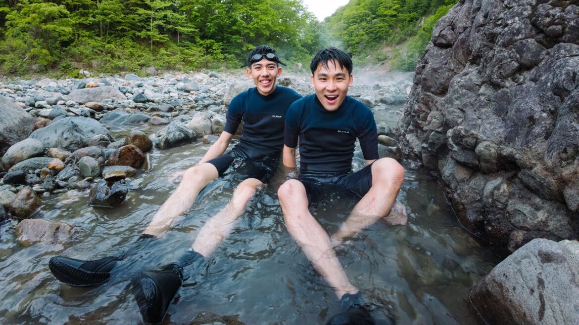 Natural River Onsen in Niigata Prefecture