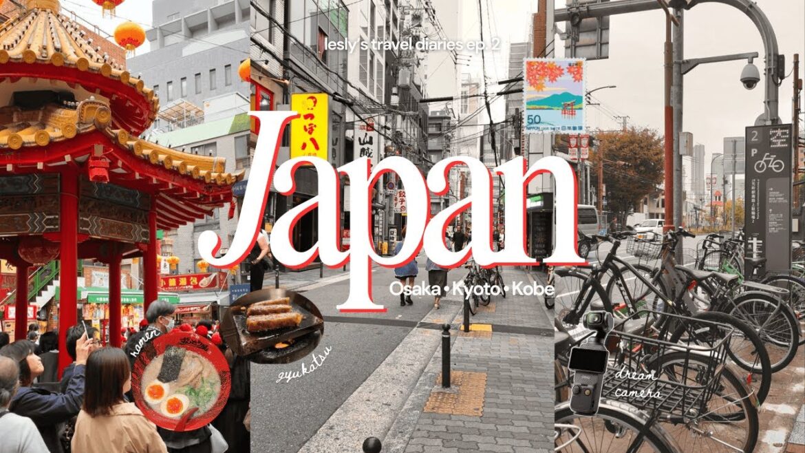 lesly's travel diaries | ⛩️ food trip in osaka, dream camera secured, strolling around kyoto