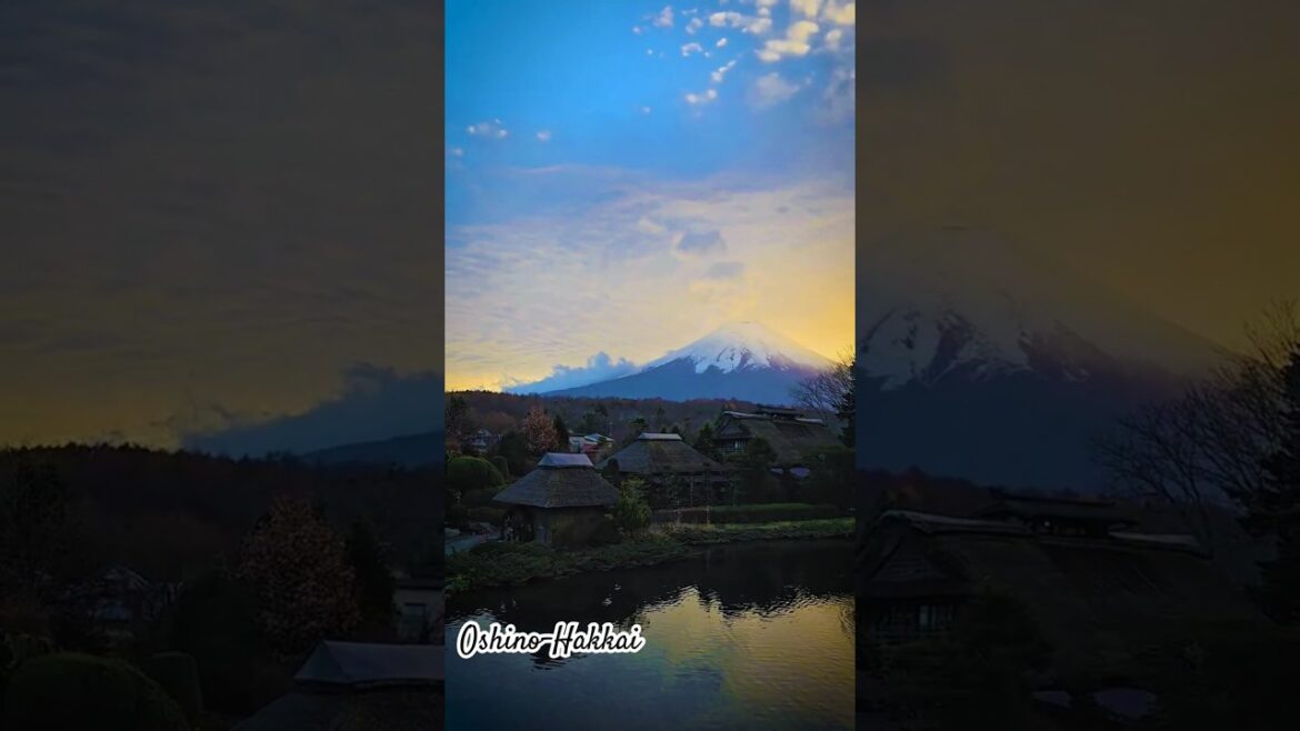 #oshinohakkai old village by mt fuji japan #explorejapan