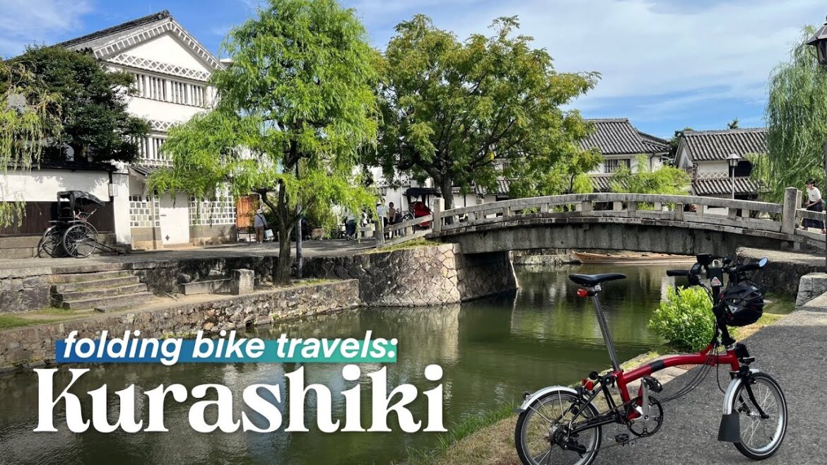 I visited a charming canal area in Okayama | Cycling in Japan