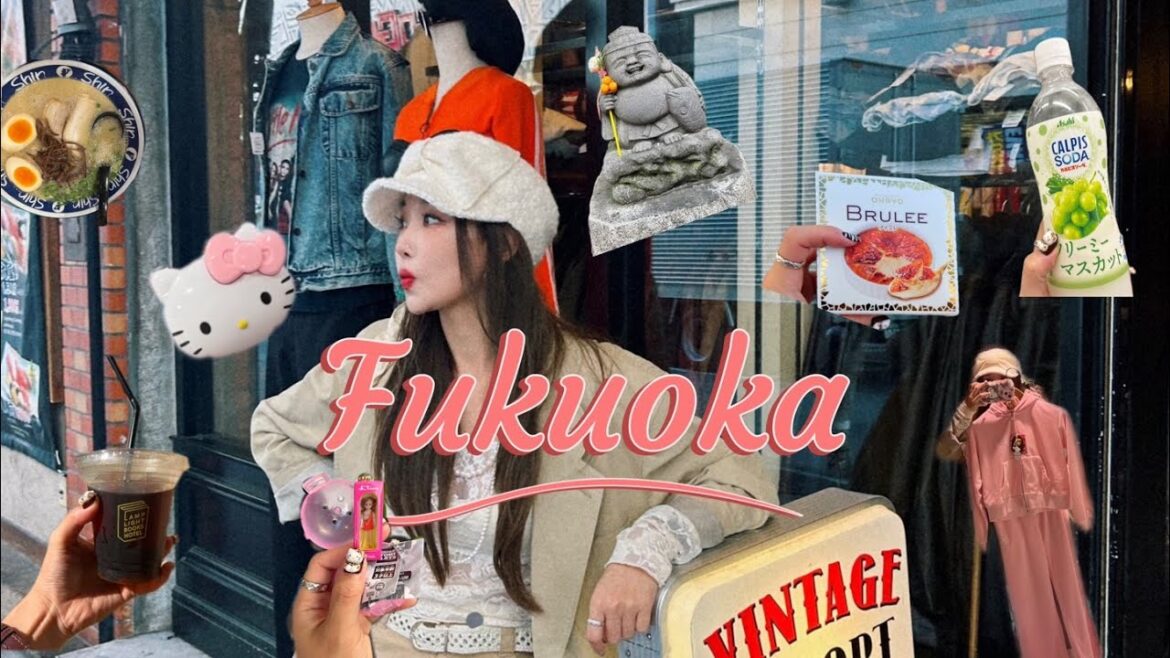 후쿠오키 쇼핑 관광 맛집 1박 2일로 다 갈 수 있다구? Fukuoka 1night 2days Trip v-log