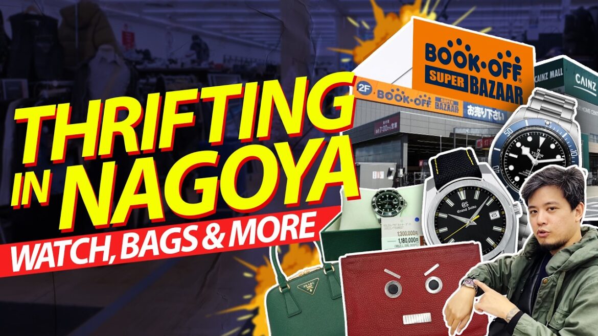 HUGE Thrift store in Japan | Tudor, Rolex & Seiko watch | Book-Off Super Bazaar
